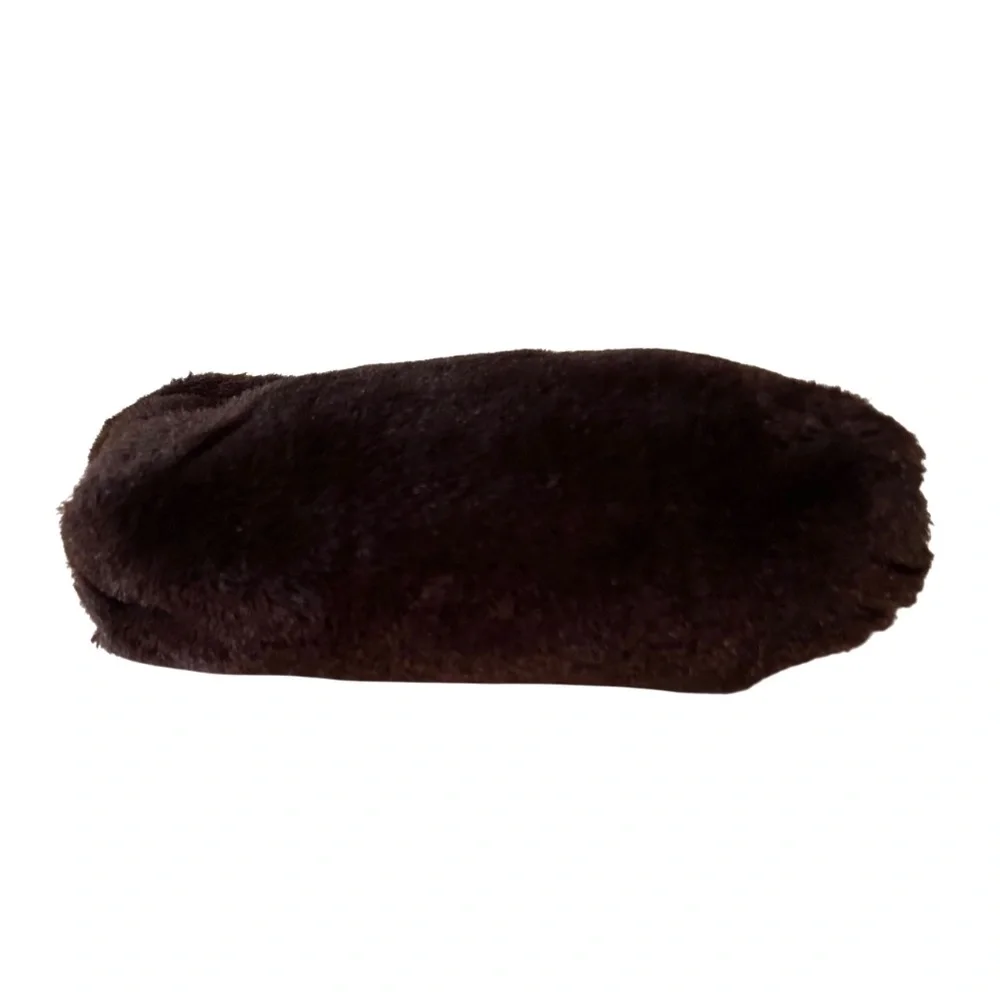 Vintage Maggie Lawrence Faux Fur Cosmetic Bag